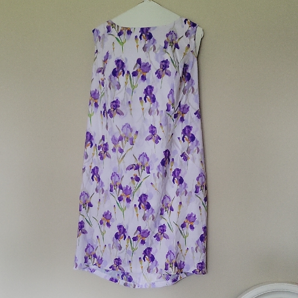 Alyx Purple and White Floral Dress